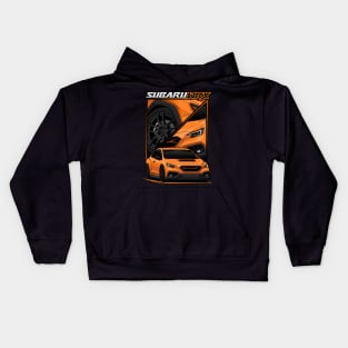 VB WRX in Solar Orange (stock fenders) Kids Hoodie